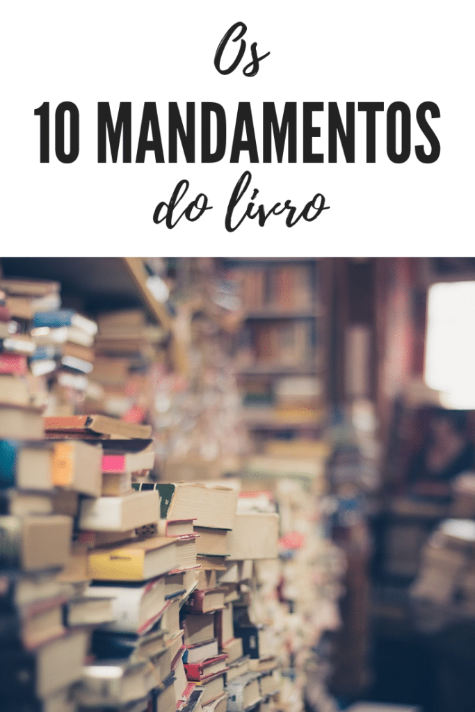 Os 10 mandamentos do livro