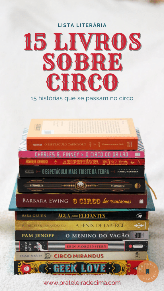 15 livros sobre circo