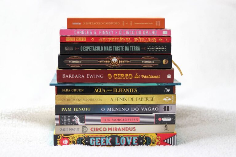 15 livros sobre circo