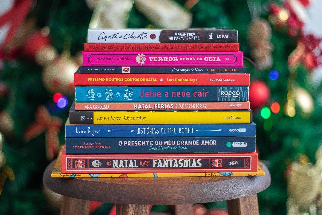 13 livros de contos de Natal - Prateleira de Cima