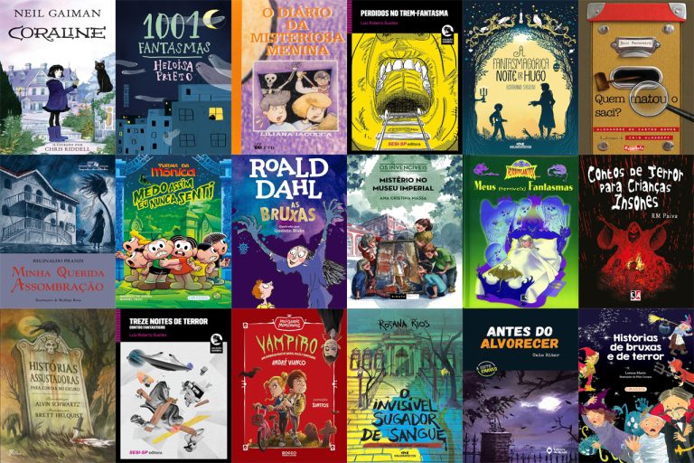 36 livros de halloween para crianças